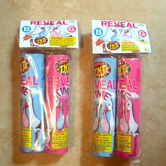 Other - Gender Reveal Smoky Cloud TNT sticks: BOY or GIRL?